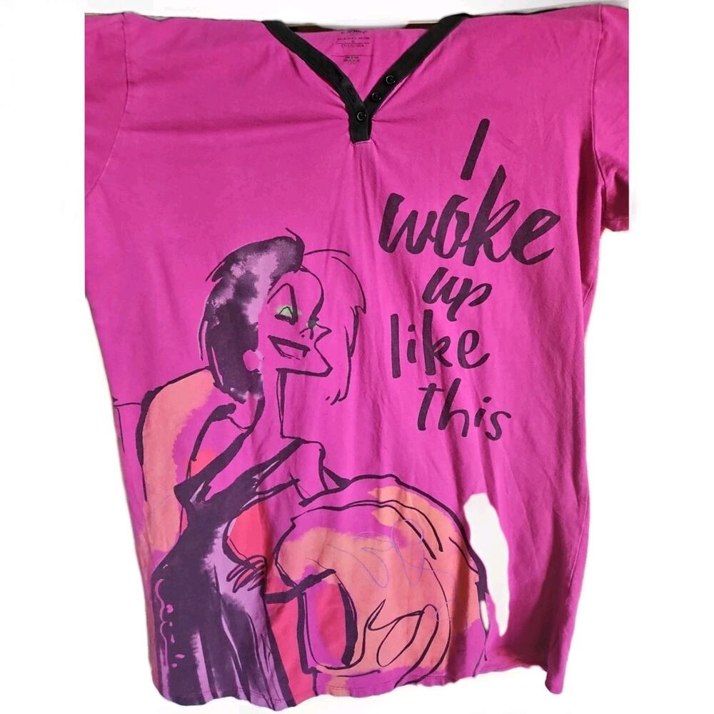 Cruella DeVille Women's Nightgown From The Disney Store Size M/L - Picture 1 of 8